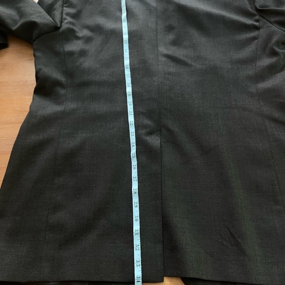 Brooks Brothers Charcoal Men's Blazer two button 46L wool - Picture 12 of 15